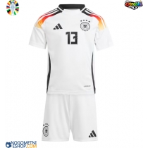 Otroški Nogometni dresi Nemčija Thomas Muller #13 Domači EP 2024 Kratek Rokav (+ Kratke hlače)